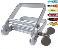 AmyZone Toothpaste Squeezer Full Metal Tube Squeezer Toothpaste Dispenser Tool Multifunctional Roller Squeezer for Toothpaste/Cosmetics/Paint Tube/Color Dye/Hand Cream/Artist/Hair Salon/Painter(Small)