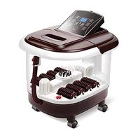 LEIGE Foot Spa Massager - Super Fast Heating System, 4 Motorized Massaging Rollers, Whisper Quiet, Bath Tub with Remote Control (Color : B)