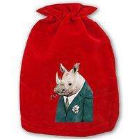 Christmas Gift Bag Trendy and Stylish Rhino Drawstring Storage Bag
