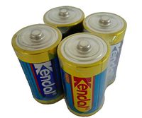 KENDAL Ultra Power Mercury and Cadmium Free Alkaline MN1400 1.5v LR14 C Size Batteries 4 Count