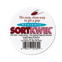 LEE Products - LEE - Sortkwik Fingertip Moisteners, 1 3/4 oz, Pink, 2/Pack - Sold As 1 Pack - Patented antimicrobial ingredient for more hygienic protection. - Provides a positive grip for counting, filing, collating and sorting. - Nontoxic, odorless and