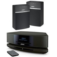 Bose Wave SoundTouch IV - Espresso Black & SoundTouch 10 x 2 Starter Pack - Black Bundle Multiroom Wi-Fi Music Systems