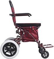 Foldable Drive Medical Rolling Walker, Junior Rollator Walker with Seat, 4 Wheels Mobility Walking Aids, Used for Seniors Walking,Red