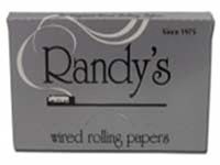 Randy's Classic Silver All Natural Cigarette Rolling Papers With Wire by Classic Silver
