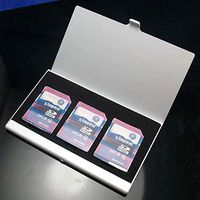 SD TF Memory Card Aluminium Alloy Storage Case