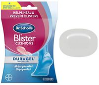Dr. Scholl's BLISTER CUSHION with Duragel Technology, 6ct // Heal and Prevent Blisters with Cushioning that is Sweat-Resistant, Thin, Flexible and Nearly Invisible