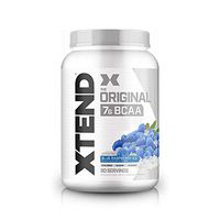 XTEND Original BCAA Powder Blue Raspberry Ice | Sugar Free Post Workout Muscle Recovery Drink with Amino Acids | 7g BCAAs for Men & Women | 90 Servings