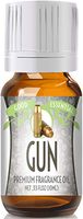 Gun Scented Oil by Good Essential (Premium Grade Fragrance Oil) - Perfect for Aromatherapy, Soaps, Candles, Slime, Lotions, and More!
