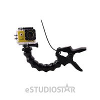 Hero Compatible Jaws Flex Clamp Mount + 8-Joint Adjustable Neck