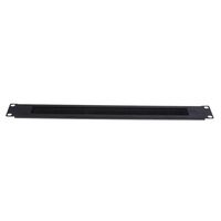 Network Brush Patch Panel Rack Mounted 19 inch 1U Aluminum Cable Management