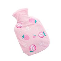 Cute Strawberry Mini Hot Water Bottle Winter Warm Supply