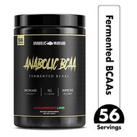 Anabolic BCAA Powder Supplement by Anabolic Warfare – BCAAs Amino Acids to Help Fuel Your Workout and Assist in Muscle Recovery (Strawberry Lime - 56 Servings)