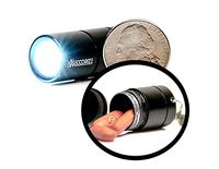Discreet Pill Holder/Container Keychain Stash Box Disguised as Fully Functional Mini LED Flashlight with Secret Compartment