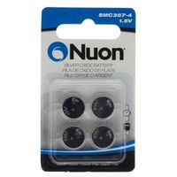 Nuon - (4 Pack) SMC357-4 1.5V Silver Oxide Watch Battery