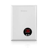 BTSSA Tankless Water Heater Electric, Approved with Integrated Temperature Sensor, Bathroom Home Kitchen Shower Heater,White
