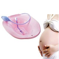 JOEPET Sitz Bath with Flusher, Avoid Squatting for Pregnant Women, Hemorrhoids Patients on The Toilet,Episiotomy Patients Toilet Portable Bidet,Pink