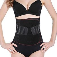 DGXINJUN Women's Adjustable Waist Trimmer Belt Body Shaper Back Brace Postpartum Recovery Invisible Support