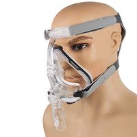 Full Face Mask with Adjustable Chin Headgear Strap for Sleeping S