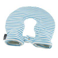 U Shaped Neck Hot Water Bottle Bag Cover Set - Blue