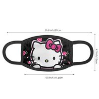 Fashion Hello Kitty Love (4) Dustproof Washable Reusable Mouth Cover Germ Protective Safety Mouth Guard Anti Dust Half Face Guard Unisex