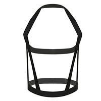 iEFiEL Men Nylon Halter Neck Elastic Body Chest Harness Black B One Size