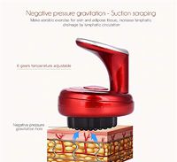 Electric Cupping Therapy Body Massager Guasha Suction Acupuncture Therapy Massager Scraping Stimulate Acupoint Detoxification 31 (Red)