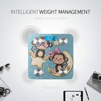 Cartoon Cute Monkey Most Accurate Bathroom Scale Body Fat Weight Scale Bodyfat Scale Tracks 8 Key Compositions Analyzer Sync with Fitness Apps 400 Lbs