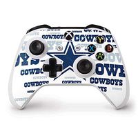 Skinit Decal Gaming Skin for Xbox One S Controller - Officially Licensed NFL Dallas Cowboys Blue Blast Design