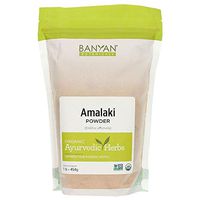 Banyan Botanicals Amalaki Powder – Organic Amla Powder – Nourishing, Gently Cleansing, Supports The Immune System & Promotes Healthy Energy* – 1lb. – Non GMO Sustainably Sourced Vegan