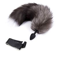 Hotsexon sex Fox Tail Flirt Plug butt plug Butt Backyard Stopper Plush Silicone With blindfold For play women