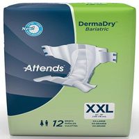 48DD50PK - Attends DermaDry Bariatric Briefs XX-Large up to 70