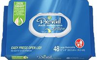 First Quality Products Prevail Soft Pack W Press N Pull Lid Washcloth 12"X8" Wet Wipe - Case of 576 by First Quality Products