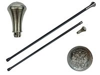 37" Zinc Handle Walking Cane (Russian Coat of Arms)