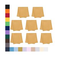 Eyeglass Cleaner Microfiber Cloth - Glasses Cleaner For All Gentle Surfaces, Touchscreens, Smartphones, Camera Lenses, LCD & HD Screens -Tan, 8 Pack- By OptiPlix