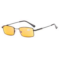 SUERTREE Reading Glasses 98% Anti Blue Computer Glasses Tinted Lens with Titanium Arm Night Vision Eyewearglasses BM451