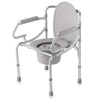 Lattice Bedside Commodes Folding Commode Chair and Toilet Surround, Aluminum Alloy Adult Folding Chair for Elderly Seniors, Disabled, Handicapped, Grandparents