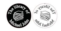 New Customized Round IDEAL Gold Color Desk TOP Embosser - The Library of - Great Gift idea
