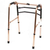 Jonigo Aluminum Walker Elderly Rehabilitation Walker Dual-use Fixed Interactive Collapsible
