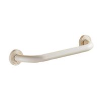 ZJMYSFS Shower Handrail, 38cm Ivory White Pure Copper Non-Slip Safety Bathroom Handrail Elderly Disabled Toilet Bathroom (Size : 48CM)