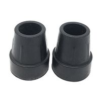 Pcp Replacement Cane Tips, Black, 1 inch