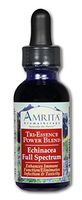 AMRITA Aromatherapy: Echinacea Full Spectrum Tri-Essence Power Blend; Blended with All Natural Herbal Extracts, Flower Essences & Essential Oils of Echinacea, Niaouli & Thyme Thujanol - Size: 240ML