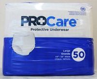 Procare Incontinent Brief Tab Closure X-Large Disposable Heavy Absorbency (Bag of 15)
