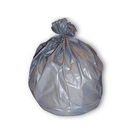 Brighton Professional Premium Linear Low-Density Trash Bags, Silver, 33 Gallon, 100 Bags/Box