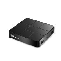 Difcuy 4K Ultra HD TV Box,T96 Mars 1+8G Amlogic S905W Quad Core Smart TV Set Top Box Penta-core Mali-450MP GPU WiFi 100Mbps 3D 4K Media Player for Android 7.1,US Plug