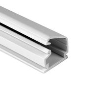 Hellermann Tyton TSR1FW-6A TSR 0.75", Raceway, 6.0 ft Long, PVC, Office White, 160ft Length