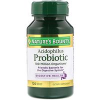 Nature's Bounty Probiotic Acidophilus Tablets, 120 Count