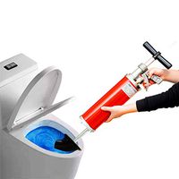 Sisyria Pipe Cleaners,Air Pressure Toilet Plunger Powerful Air Drain Blaster Toilet Dredge Clog Remover Drain Relief Tool