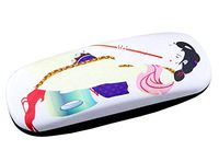 Ancient Chinese Beauty Hard Eyeglasses Case Glasses Protective Holder Leather Case - 18