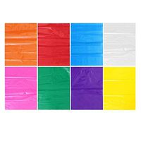 NUOBESTY 24 Sheets Cellophane Paper Sheets Cellophane Wraps Cello Sheets Hand-Made Wrapping Paper for Crafts DIY Gifts and Basket