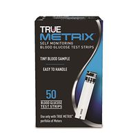 Leader True Metrix Self Monitoring Blood Glucose Test Strips, 50 Count Per Box